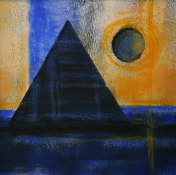 Blaue Pyramide